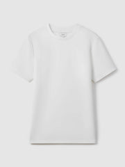 Interlock Jersey Crew Neck T-Shirt White | Men