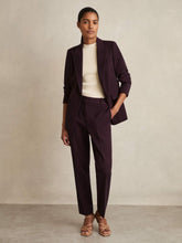 Slim Fit Suit Trousers Berry | Women
