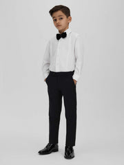 9-14 yrs Slim Fit Textured Bib Dinner Shirt White | Children & Baby