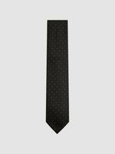 Polka Dot Silk Tie Black | Men
