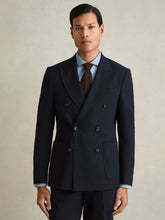 Double Breasted Suit Blazer Slim Fit Navy | Men