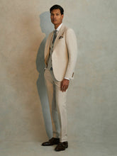 Slim Fit Side Adjuster Trousers Stone | Men