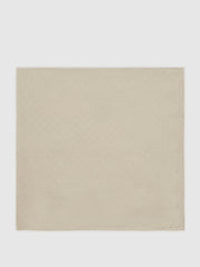 Polka Dot Silk Pocket Square Stone | Men