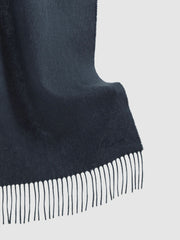 Wool and Cashmere Scarf Airforce Blue | Men