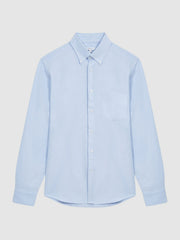 Soft Wash Button Down Oxford Shirt Soft Blue | Men