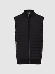 Hybrid Quilted Gilet Black | Men