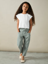 4-9 yrs Cotton-Jersey Cropped T-Shirt White | Children & Baby