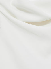 13-14 yrs High-Neck Drape Back Dress Ivory | Children & Baby