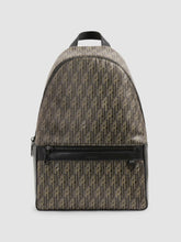 Monogram-Print Coated-Canvas Backpack Grey Multi | Men