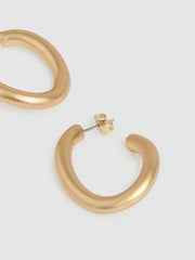Wave Hoop Earrings Gold | Women