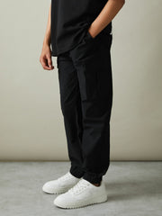 3-9 yrs Technical Drawstring Trousers Black | Children & Baby