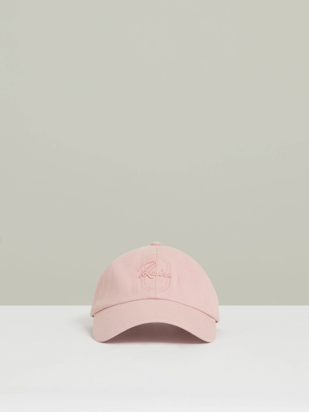 Cotton Logo-Embroidered Baseball Cap Washed Pink | Men