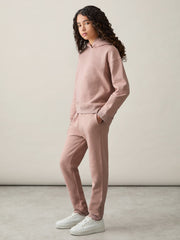 13-14 yrs Cotton-Blend Hoodie And Joggers Set Mink | Children & Baby