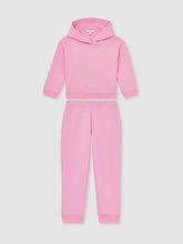13-14 yrs Cotton-Blend Hoodie And Joggers Set Bright Pink | Children & Baby