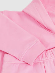 13-14 yrs Cotton-Blend Hoodie And Joggers Set Bright Pink | Children & Baby