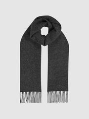 Wool and Cashmere Scarf Charcoal | Men