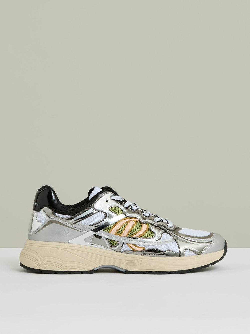 Overlay Logo Running Trainers Gunmetal/Black | Men