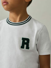 9-13 yrs Cotton Letter Patch T-Shirt White | Children & Baby