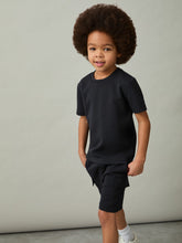 9-13 yrs Interlock-Jersey Crew-Neck T-Shirt Navy | Children & Baby