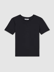 9-13 yrs Interlock-Jersey Crew-Neck T-Shirt Navy | Children & Baby