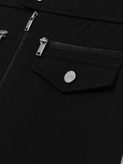 4-9 yrs Piqué Zip-Detail Mini Skirt Black | Children & Baby