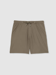 Textured Drawstring Shorts Mocha Brown | Men