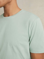 Cotton Crew Neck T-Shirt | Men