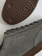 Suede Low-Top Trainers Dark Grey | Men