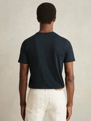 Cotton-Jersey Crew-Neck T-shirts 3 Pack Navy | Men
