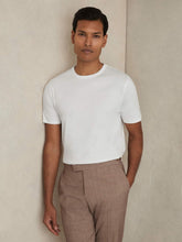 Mercerised-Cotton Crew-Neck T-Shirt White | Men