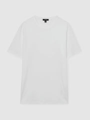 Mercerised-Cotton Crew-Neck T-Shirt White | Men