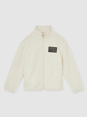 McLaren F1 Team Embroidered Fleece Jacket Unisex Fit Off White | Men