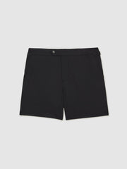 Side-Adjuster Swim Shorts Black | Men