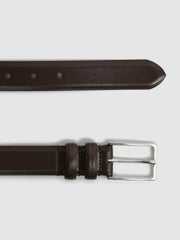 Smooth Leather Belt Chocolate | Men
