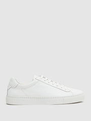 Leather Low-Top Trainers White | Men