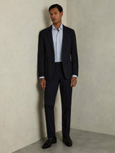 Cotton-Blend Cutaway-Collar Striped Shirt Blue Stripe | Men