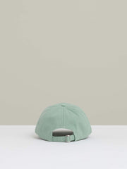 Cotton Logo-Embroidered Baseball Cap Washed Green | Men