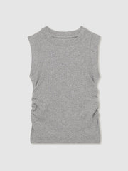 4-9 yrs Ruched Vest Top Grey | Children & Baby