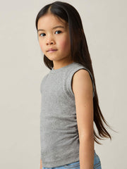9-13 yrs Ruched Vest Top Grey | Children & Baby