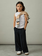 4-9 yrs Ruched Vest Top White | Children & Baby