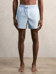Drawstring Swim Shorts Soft Blue | Men