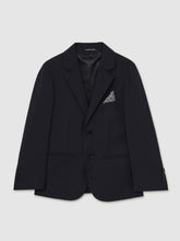 13-14 yrs Wool-Blend Single-Breasted Suit Blazer Navy | Children & Baby