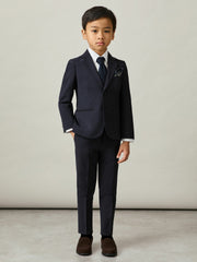 3-9 yrs Wool-Blend Suit Trousers Navy | Children & Baby