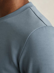 Interlock Jersey Crew Neck T-Shirt Airforce Blue | Men