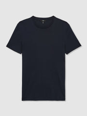 Cotton Sports-Fit T-Shirt Navy | Men