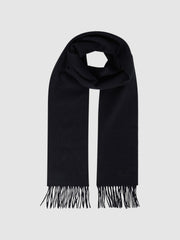 Wool and Cashmere Scarf Navy | Men