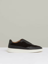 Leather Elasticated-Lace Trainers Espresso Brown | Men