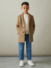9-13 yrs Single Breasted Overcoat Camel | Children & Baby