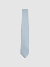 Textured Silk Blend Tie Light Blue | Men