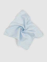 Polka Dot Silk Pocket Square Light Blue | Men